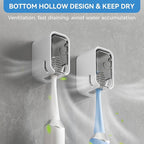 Toothbrush Holders for Bathroom【Innovation Single Slot Design】 2PCS Toothbrush - Image 4