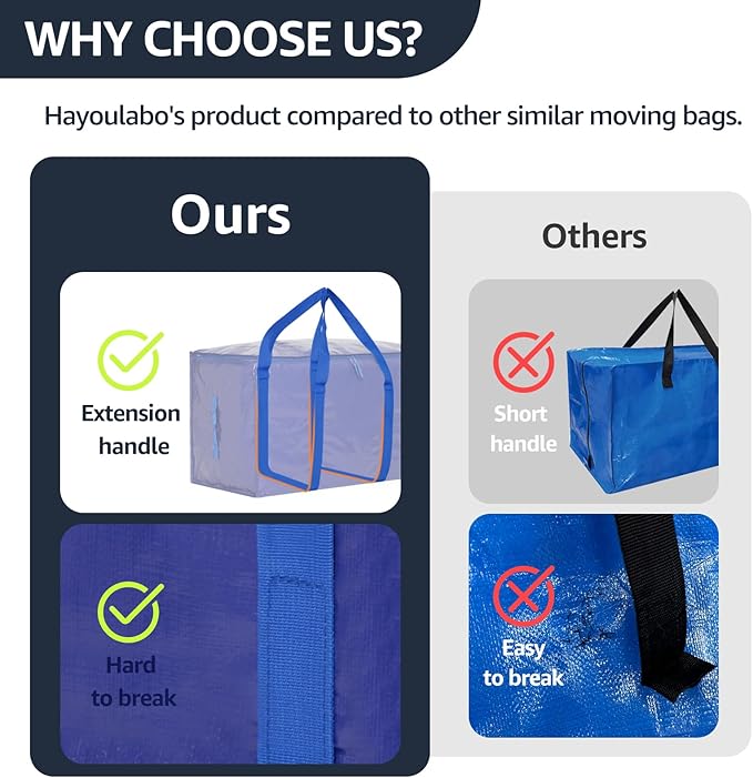 Moving Bags Heavy Duty Extra Large, Moving Boxes, Moving Supplies Essentials - Image 4