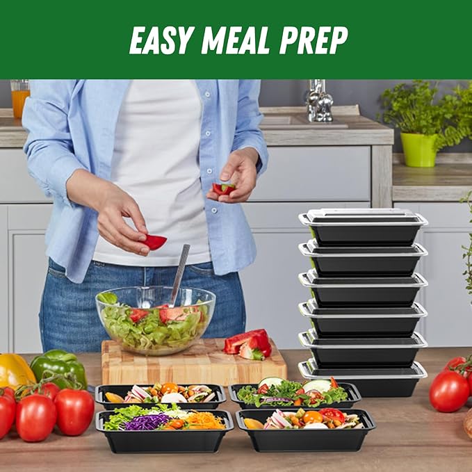 50 Pack 32 oz Meal Prep Containers Reusable - Image 6