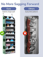 ULG 1 Pack Over The Door Organizer – 5 Shelf Door Organizer Hanging & 10 Side - Image 6