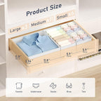 DIMJ Drawer Organizer Clothes - Image 3
