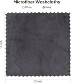 Orighty Ultra Soft Washcloths 12 Pack, Premium Microfiber Towel Sets 12x12 - Image 5
