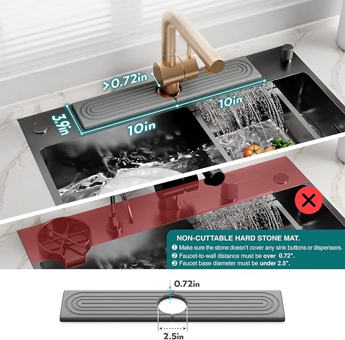 Faucet Mat for Kitchen Sink - Image 4