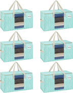 VENO 6 Pack Moving Bags, Storage Bins by Veno