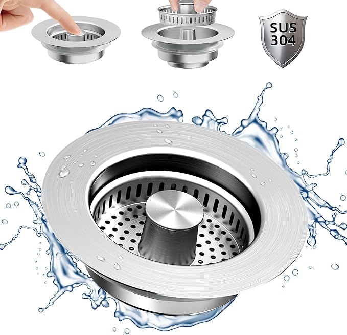 NinjaTiger Kitchen Sink Drain Strainer by NinjaTiger