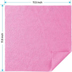HOMEXCEL Pink Microfiber Cleaning Cloths, 20 Pack Cleaning Rags - Image 2