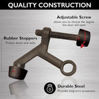 Design House 181792 Adjustable Door Stoppers Hinge Pin Door Stop Wall Protector - Image 4