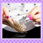 Boao 2 Pieces Hair Brush Cleaning Tool Comb Cleaner Brush Mini Comb Cleaning - Image 6