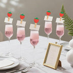 JarThenaAMCS 50 Pcs Strawberry Wooden Clip - Image 6