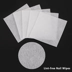 650 Pcs Lint Free Nail Wipes 2" x 2" Nail Polish Removers Cotton Pads and 20 - Image 3