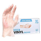 ForPro Disposable Vinyl Gloves, Industrial Grade, Powder-Free, Latex-Free - Image 2
