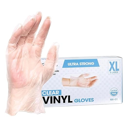 ForPro Disposable Vinyl Gloves, Industrial Grade, Powder-Free, Latex-Free - Image 3