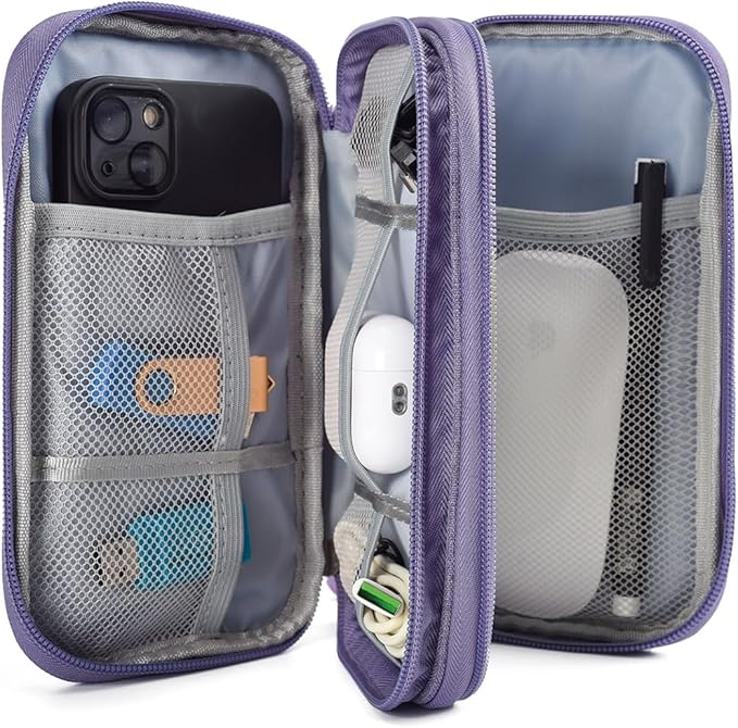 Travel Electronic Organizer Pouch Bag, Waterproof Portable Electronic - Image 7