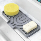 Sponge Holder for Kitchen Sink, Dish Sponge Holder & Soap Tray by JIUBAR