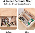 14.5 in White Adjustable Drawer Dividers, TWUTGAYW 8PC DIY Grid Drawer - Image 4