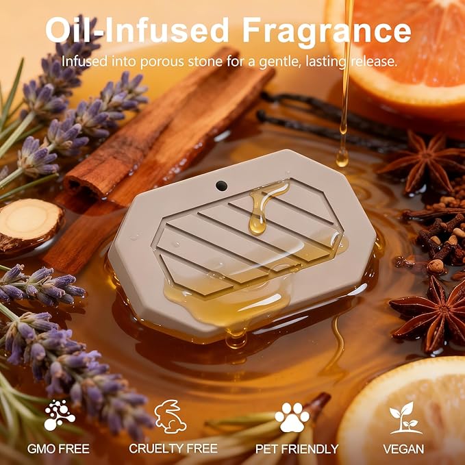 Car Air Freshener, 2-in-1 Stone Car Freshener - Image 5