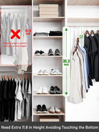 HOUSE DAY White Magic Space Saving Hangers, Premium Smart Hanger Hooks - Image 7