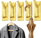 Auxmir 5 Pack Self Adhesive Hooks by Auxmir