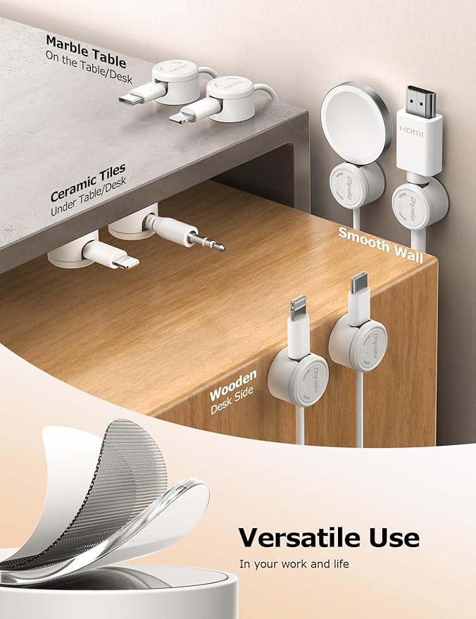 9 Pack Magnetic Cable Clips - Image 7