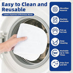 LOVECO 4 Pack Steam Mop Pads + 4 Microfiber Small Cloths Compatible - Image 8