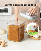 Ankou Food Storage Container Sets, 2.8 Qt *2+ 4.2 Qt *4 Airtight Canisters - Image 2