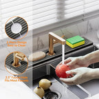 23.6 Inch Stone Faucet Mat for Kitchen Sink Splash Guard, Diatomite Sink - Image 4