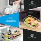 42pcs Glass Food Storage Containers - Image 4