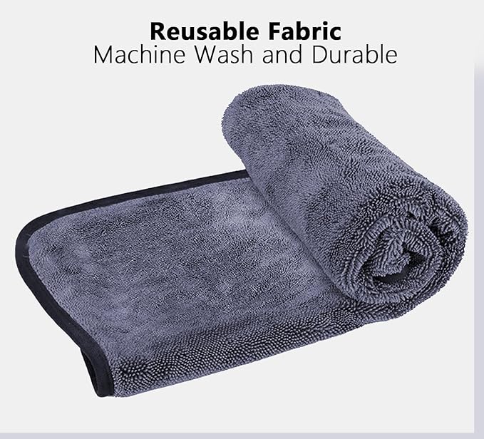 Shiny Cleaning Cloths, Shower Doors Drying Towels, 16 * 24in Streak Free Glass - Image 7