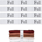 4PCS Bed Sheet Organizer Bands, Storage Labels and Sheet Keepers by QoeCycth