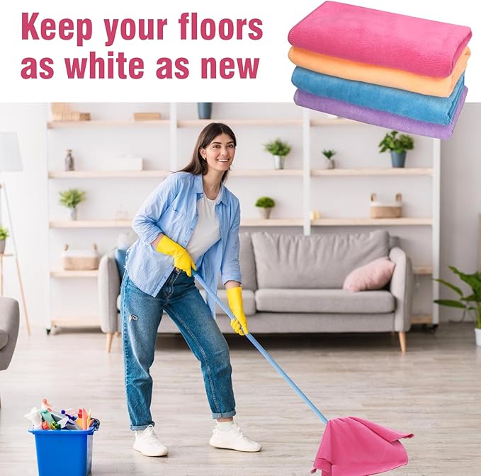 Extra Large Microfiber Cleaning Cloth 30 x 20 Inch Reusable Thick Cleaning - Image 6