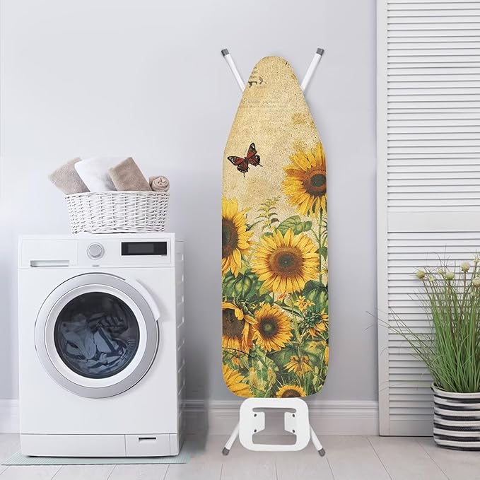 Sunfloral Ironing Board Cover, Iron Board Cover Standard Size, Floral Ironing - Image 3