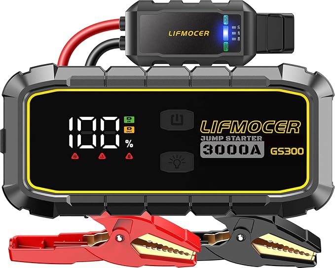 GS300 Portable Jump Starter by LIFMOCERHOME