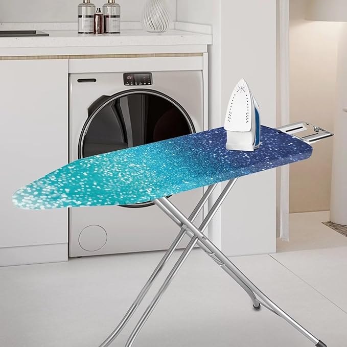 Iron Board Cover Anti-Burning Heat Insulation Blue Shine Ironing Board - Image 2