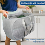 Collapsible Laundry Baskets, Tear Proof Pop Up Laundry Hamper - Image 6