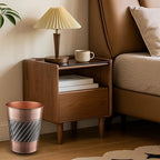 Monarch Abode Metal Bathroom Trash Can – Waste Basket - Image 8