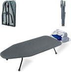 Metal Mesh Panel Tabletop Ironing Board | Foldable Iron Board | Heavy Duty by Oxzor