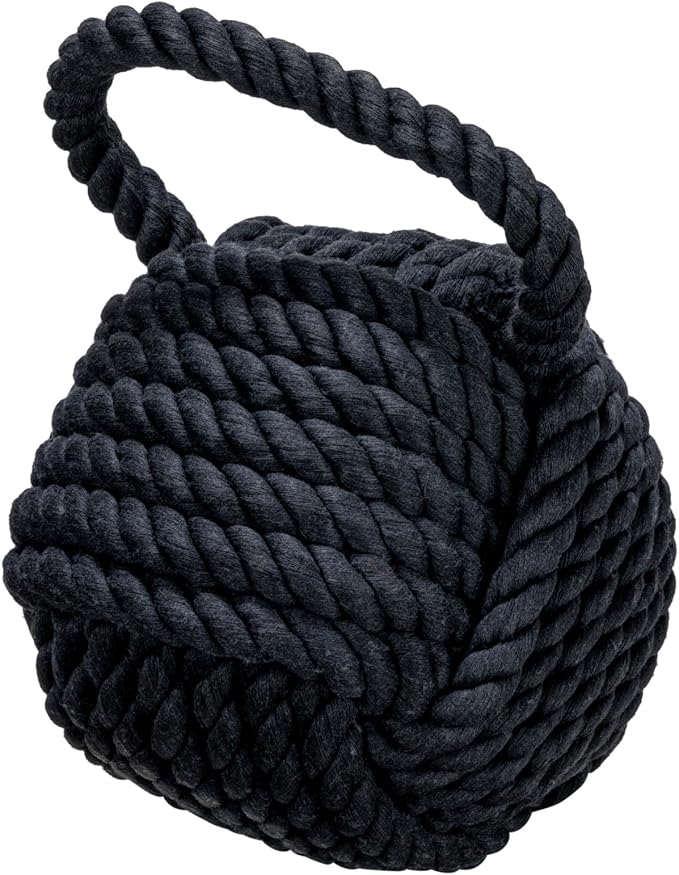 Nautical Rope Knot Decorative Cotton Door Stop by CreativeCo-Op