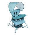 Baby Delight Go with Me Venture Portable Chair | Indoor and Outdoor | Sun Canopy | 3 Child Growth Stages | Blue Wave by BabyDelight