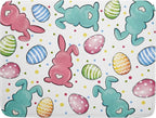 Easter Dish Drying Mat for Kitchen Counter Colorful Bunny Holiday Microfiber by Unknown