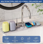24 Inch Silicone Faucet Mat for Kitchen Sink Splash Guard - Image 7