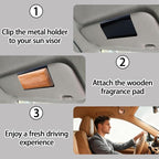 TERPINK Car Air Freshener Visor Clip Compatible - Image 3