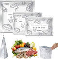 Reusable Aluminum Foil Sealable Storage Bags, 2026 New Resealable Stand Up by Unknown