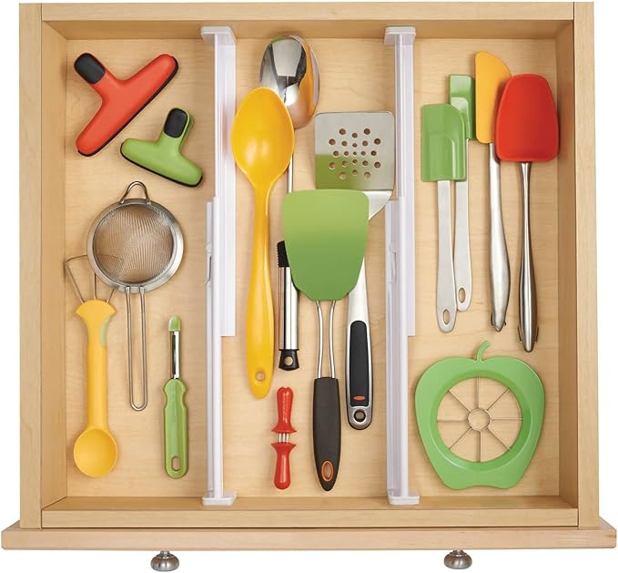 mDesign Expandable Kitchen Drawer Divider - Image 7