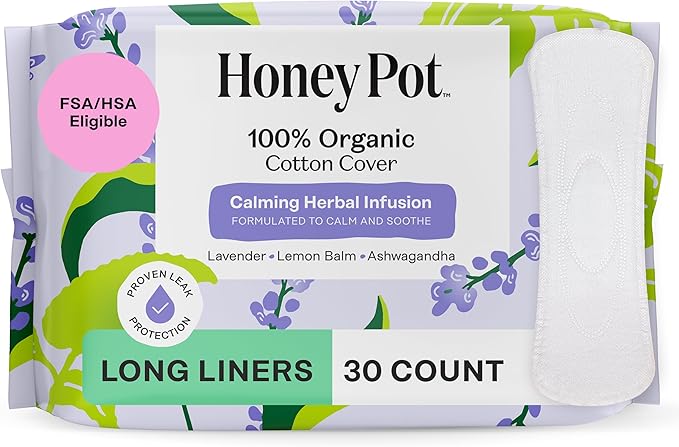 Honey Pot - Calming Long Panty Liners by TheHoneyPotCompany