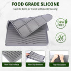Silicone Dish Drying Mat 16x13 Multiple Usage, Easy clean, Eco-friendly - Image 2