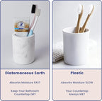 Drying Stone Toothbrush Holder, Diatomite Toothbrush Holders - Image 7