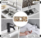 Faucet Draining Mat For Kitchen Sink, Peony Flower Blue Leaves Diatom Mud - Image 8