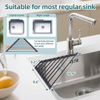 Corner Sink Caddy, Ohuhu Sponge Holder - Image 2