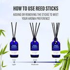 Reed Diffuser, Fresh Bamboo Scented Diffuser - Image 5