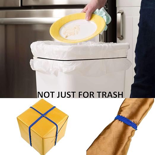 Trash Can Rubber Bands Set of 3, Fits 13 to 30 Gallon Trash Cans, Garbage Can - Image 4